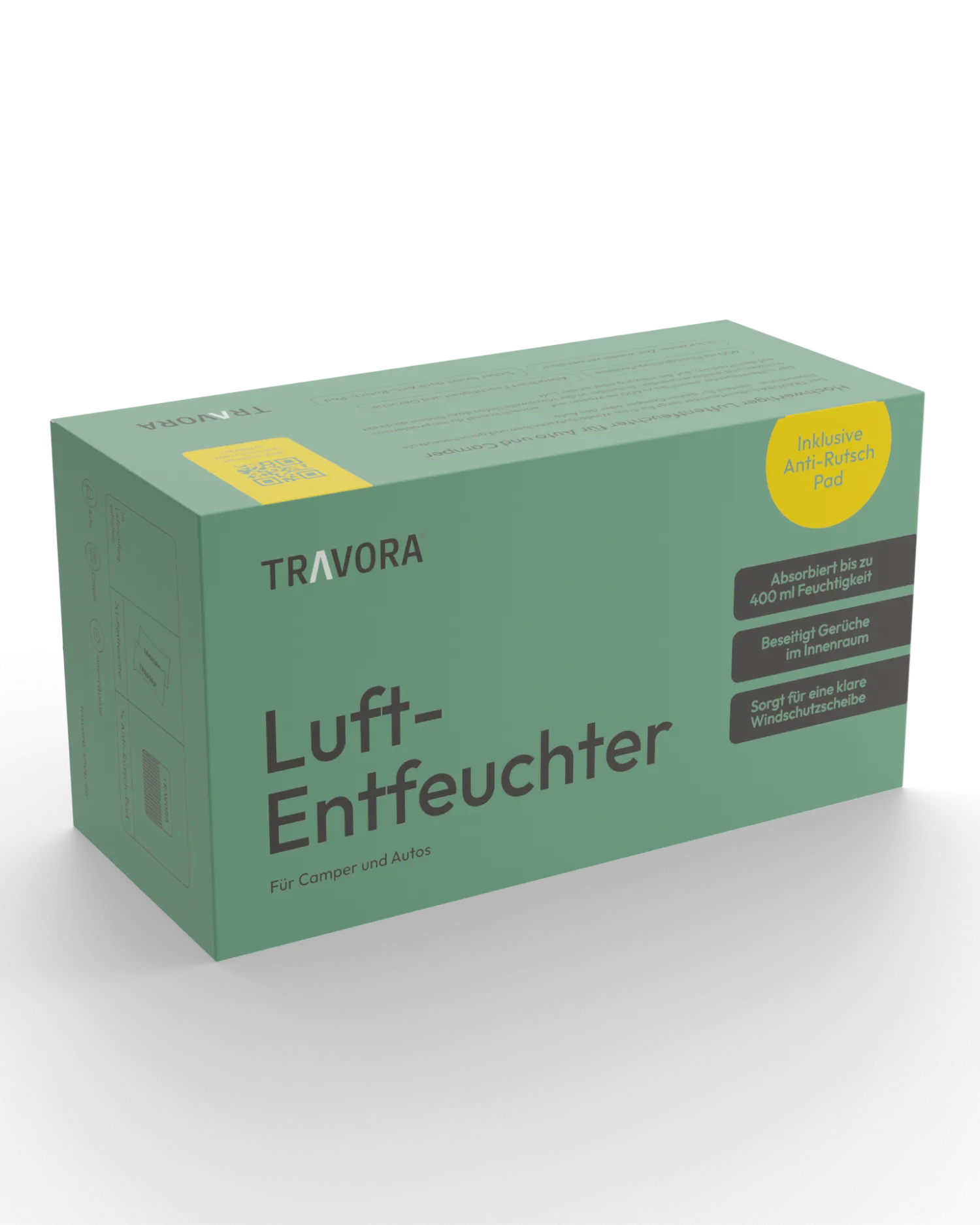 TRAVORA Luftentfeuchter Verpackung
