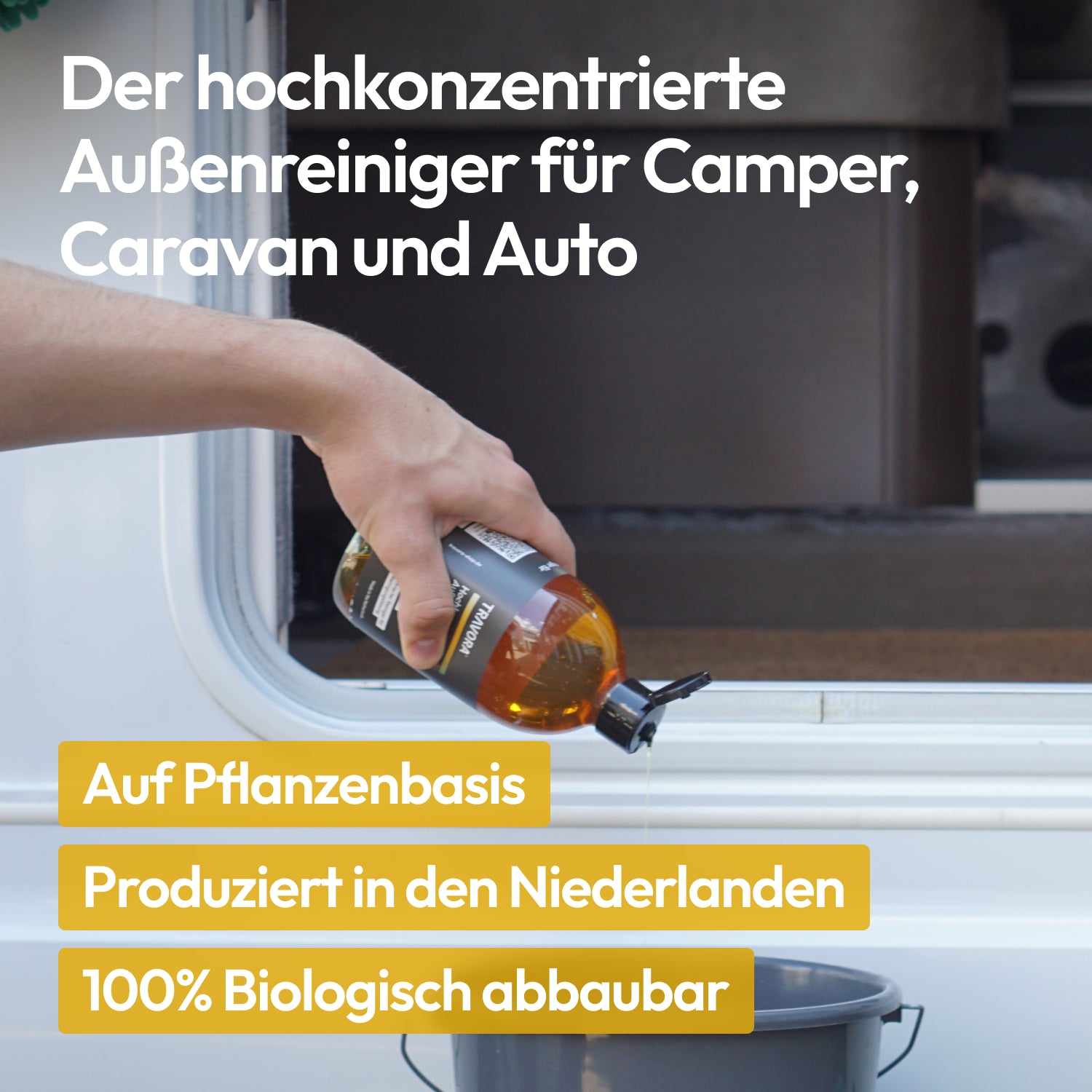 TRAVORA biologisch abbaubarer Außenreiniger