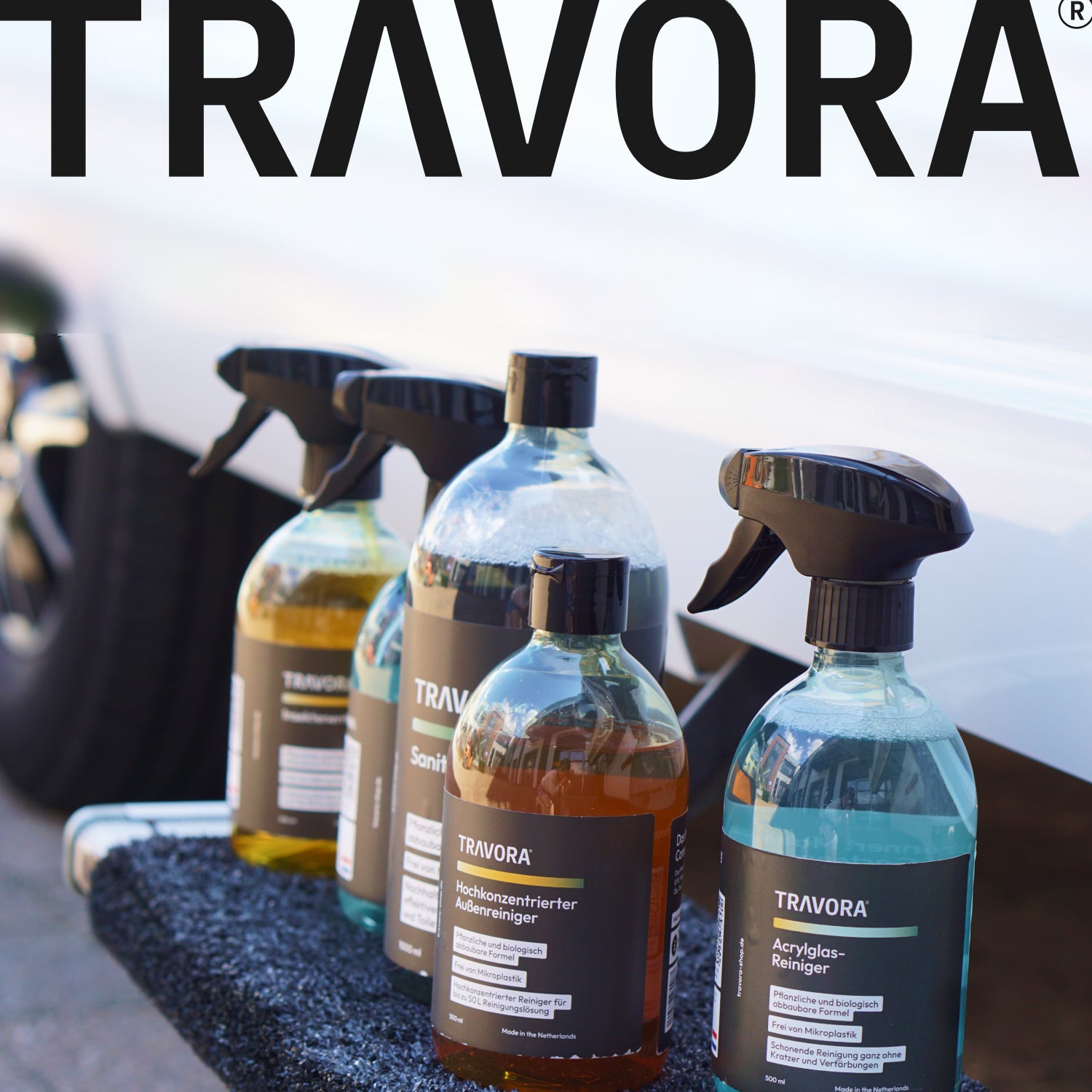 Reinigungsmittel für Fahrzeuge von TRAVORA